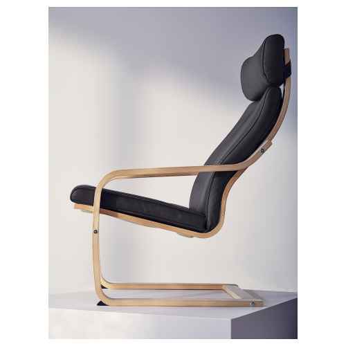 IKEA POANG Armchair Birch veneer Glose Robust dark brown
